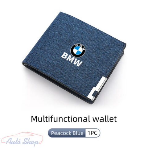 BMW M kék bőr pénztárca