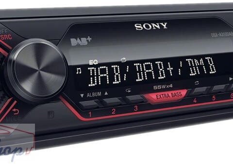 Sony DSX-A310DAB mechanika nélküli autórádió USB/AUX bemenettel
