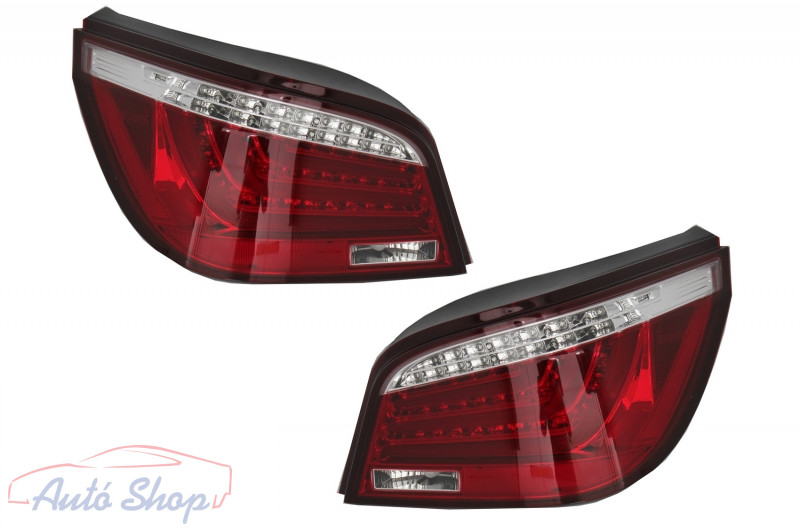 BMW E60 Sedan LED Bar hátsó lámpa piros/fehér 2003-2007