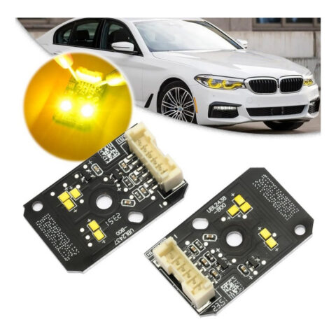 BMW G30/G31/G32 Seria 5/6 GT M5 CSL DRL angel eyes LED modul borostyánsárga