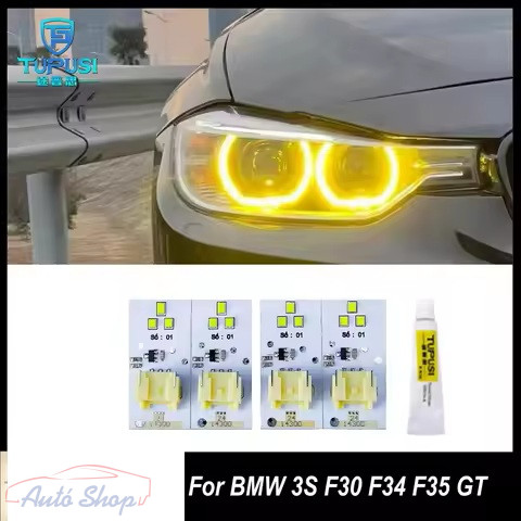 BMW F30/F31/F35 M3 CSL DRL borostyánsárga LED modul készlet Xenon lámpához 2012-2015