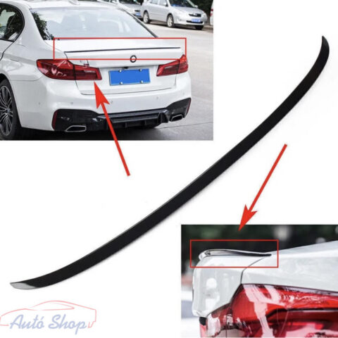 BMW G30/G38/F90 M5 Style spoiler szárny fényes fekete 2017-2023