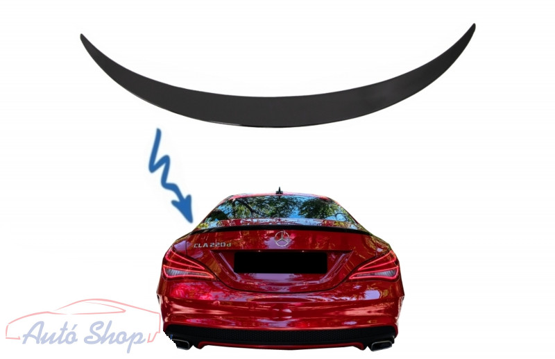 Mercedes CLA C117/W117 AMG Style csomagtartó spoiler fényes fekete 2013-2018