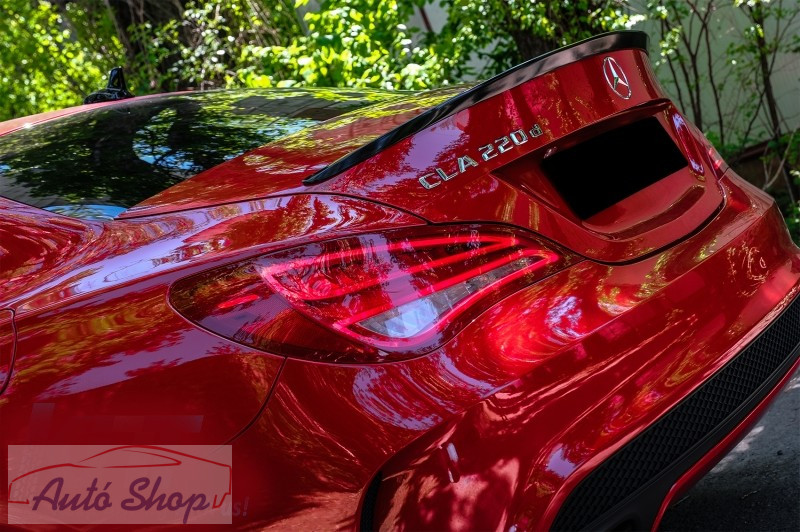 Mercedes CLA C117/W117 AMG Style csomagtartó spoiler fényes fekete 2013-2018 - Image 5
