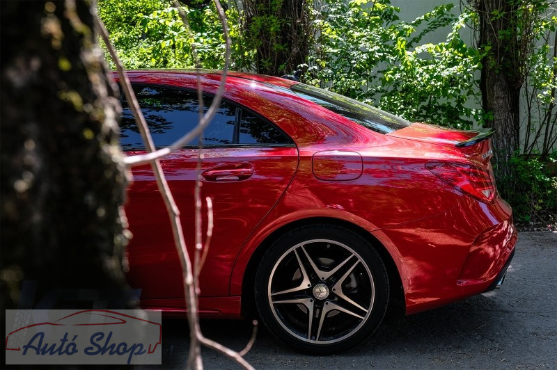 Mercedes CLA C117/W117 AMG Style csomagtartó spoiler fényes fekete 2013-2018 - Image 6