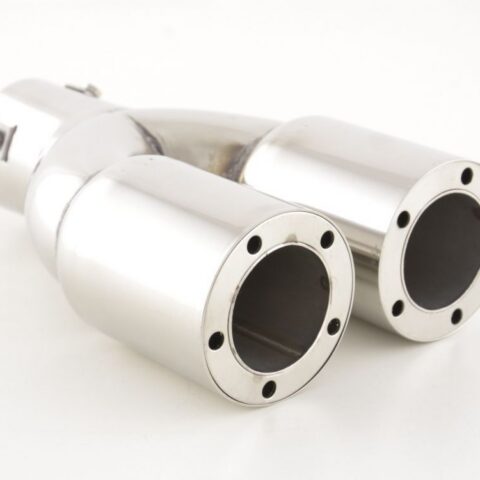 Univerzális dupla polírozott kipufogóvég 2×75/230mm