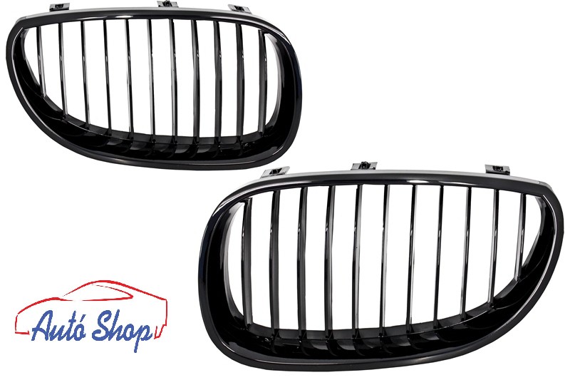 BMW E60/E61 hűtőrács vese lakk fekete 2004-2010