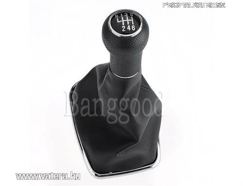 VW Golf/Bora bőr váltógomb + bőrszoknya 1999-2004 6-sebességes