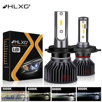 H7 Canbus LED izzó pár 400W 6000K 200000lm Epistar 3570 CSP chip
