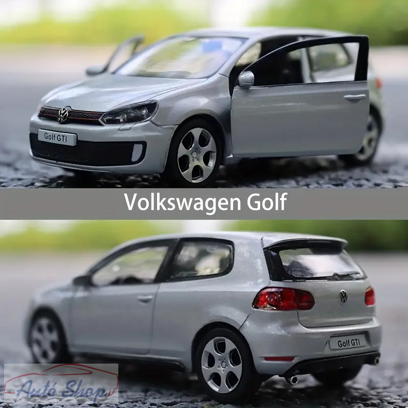 Makeda VW Golf 6 GTI 1:36 modellautó ezüst