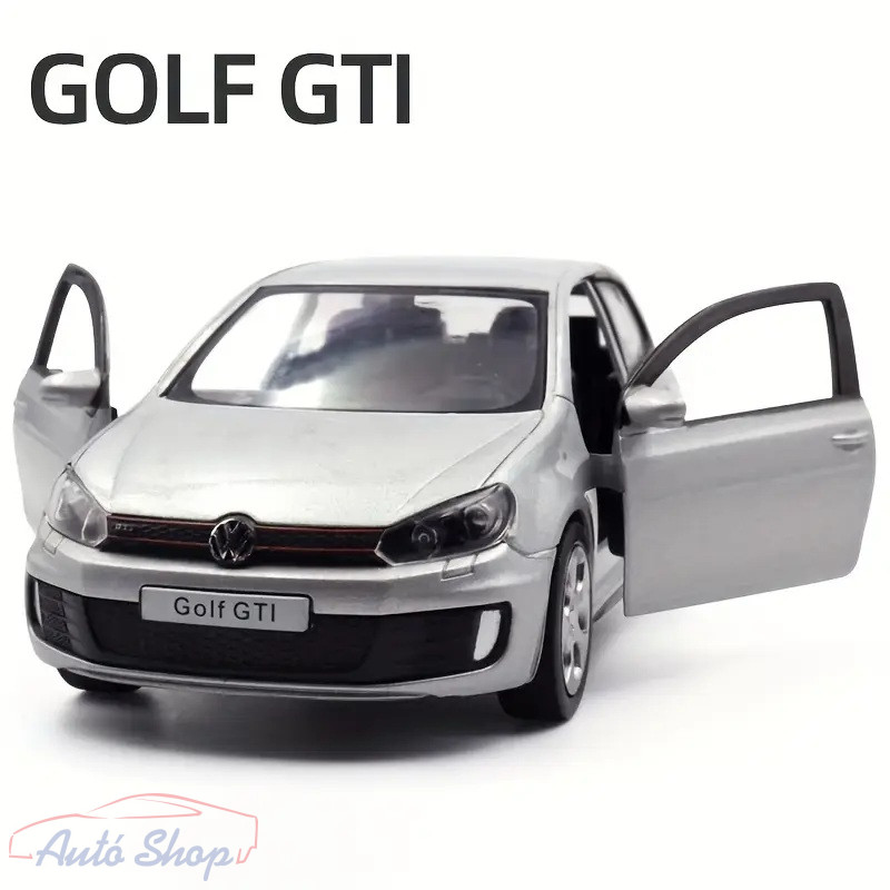 Makeda VW Golf 6 GTI 1:36 modellautó ezüst - Image 2