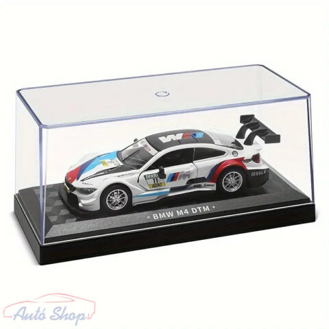 BMW M4 DTM modellautó 1:43 fehér ajándékdobozzal