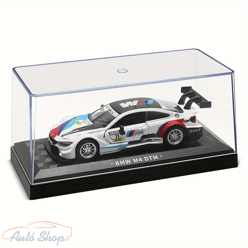 BMW M4 DTM modellautó 1:43 fehér ajándékdobozzal