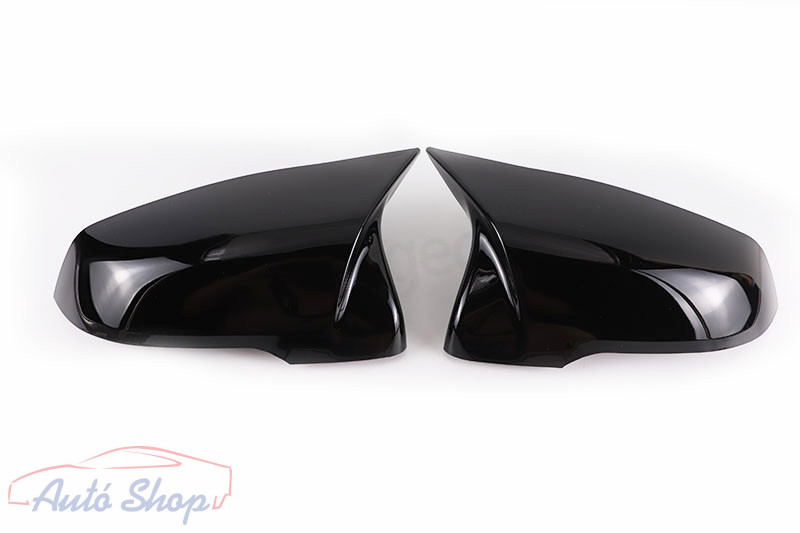BMW F45/F46/F40/F52/F48/F39/G29 M Style visszapillantó tükör borítás fényes fekete - Image 3